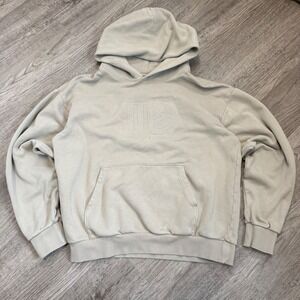 Taylor Swift TTPD The Tortured Poets Department Beige Logo Hoodie Large